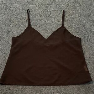 Black Sheer Spaghetti Strap Top